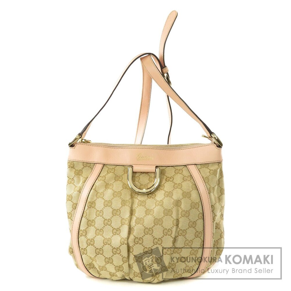 Gucci Abbey GG Monogram shoulder bag beige pink - Picture 1 of 11